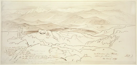 Vista desde las Montañas sobre Phonia, 1849